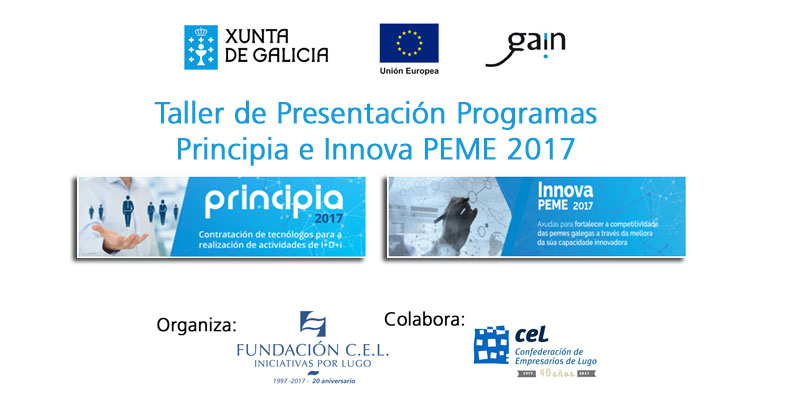 Presentación Programas Principia e Innova PEME 2017